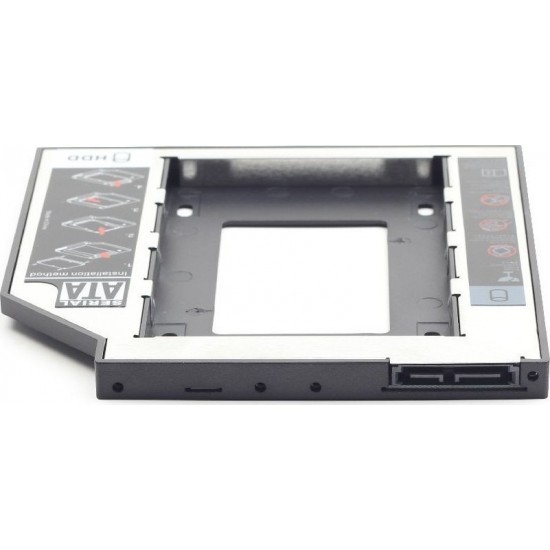 Gembird Slim Mounting Frame MF-95-02 for 2.5'' Drive to 5.25'' Bay (έως 12.7mm)