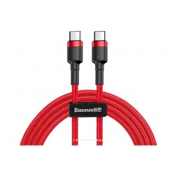 Baseus Cafule Cable Type-C to Type-C PD 2.0 QC 3.0 60W 1M Red+Red (CATKLF-G09)