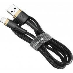 Baseus Cafule Cable USB to Lightning 1.5A 2M Black+Gold (CALKLF-CV1)