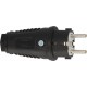Brennenstuhl Αρσενικό Βύσμα Schuko με Γείωση, 230V/16A, IP54, Black (1082040020)