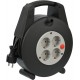 Brennenstuhl Vario-Line Μπαλαντέζα 4 Θέσεων με Καλώδιο 15m/ H05VV-F/ 3G1,5 Black/Light Grey (1094200)