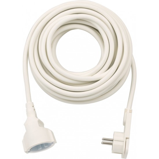 Brennenstuhl Καλώδιο Προέκτασης με Επίπεδο Φις 10m/ H05VV-F/ 3G1,5 White (1168980210)