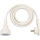 Brennenstuhl Καλώδιο Προέκτασης με Επίπεδο Φις 3m/ H05VV-F/ 3G1,5 White (1168980230)