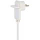 Brennenstuhl Καλώδιο Προέκτασης με Επίπεδο Φις 5m/ H05VV-F/ 3G1,5 White (1168980250)