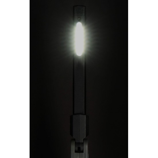 Brennenstuhl HL 400 AC Αναδιπλούμενος Επαναφορτιζόμενος Φακός Εργασίας LED με 3 Πηγές Φωτός 400lm, 120lm και 200lm (1173730002)