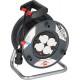 Brennenstuhl Garant E Μπαλαντέζα 4 Θέσεων με Καλώδιο 25m/ H05VV-F/ 3G1,5 Black (1215056)