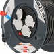 Brennenstuhl Garant E Μπαλαντέζα 4 Θέσεων με Καλώδιο 25m/ H05VV-F/ 3G1,5 Black (1215056)
