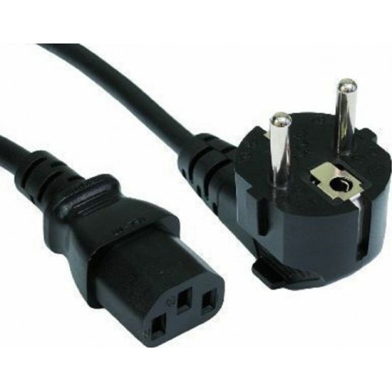 Καλώδιο Ρεύματος 1.2m Schuko Male - IEC C13 Female