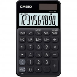 Casio Αριθμoμηχανή Τσέπης 10 Ψηφίων Black (SL-310UC-BK)