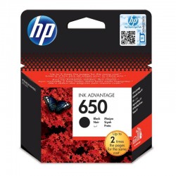 HP 650 Γνήσιο Μελάνι Εκτυπωτή InkJet - Μαύρο