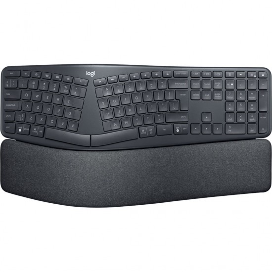 Logitech Ergo K860 Ασύρματο Πληκτρολόγιο - Μαύρο