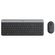 Logitech MK470 Ασύρματο Σετ Πληκτρολόγιο & Ποντίκι - Μαύρο