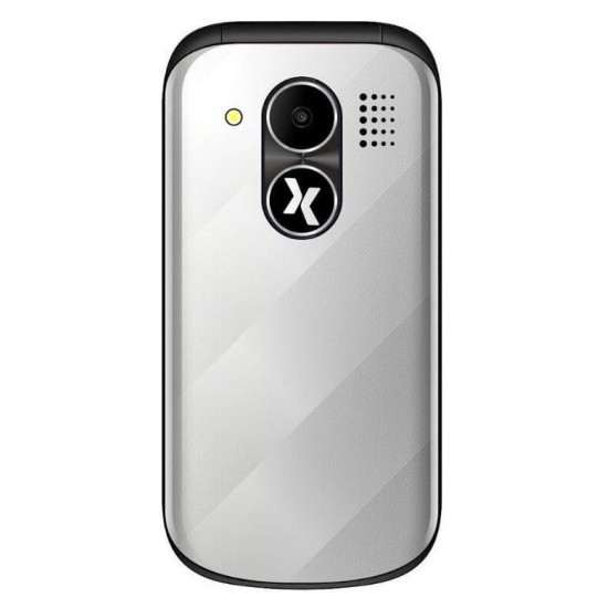 Maxcom Κινητό Με Πορτάκι και Μεγάλα Πλήκτρα MM815 (Dual Sim) Grey