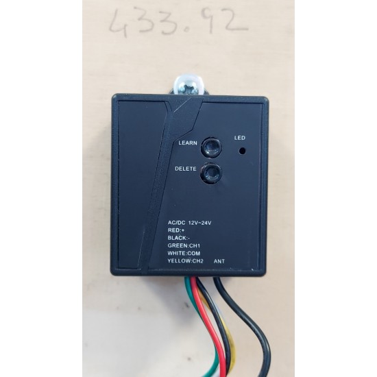 Superior Indoor Kit Τηλεχειρισμού με 2 Τηλεχειριστήρια και Σταθερή Συχνότητα 433,92 MHz (SUPRK001)