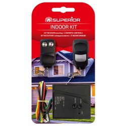 Superior Indoor Kit Τηλεχειρισμού με 2 Τηλεχειριστήρια και Σταθερή Συχνότητα 433,92 MHz (SUPRK001)
