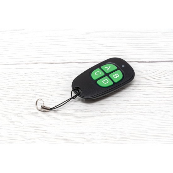Superior Τηλεχειριστήριο Γκαραζόπορτας Key με 4 Κανάλια και Σταθερή Συχνότητα 433,92 MHz (SUPRF003)