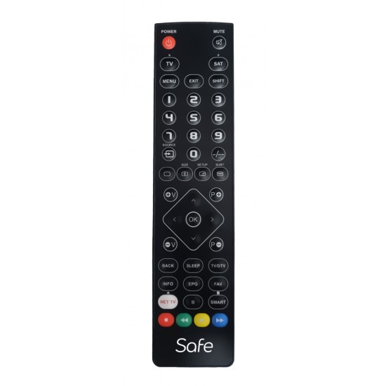 Superior Προγραμματιζόμενο Τηλεχειριστήριο Slim Safe Black - Washable (SUPTPB021)