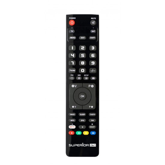 Superior Προγραμματιζόμενο Τηλεχειριστήριο Slim 2in1 (SUPTPB008)
