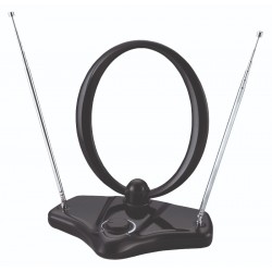 Superior Εσωτερική Ενισχυμένη Κεραία Τηλεόρασης VHF/UHF/FM με Υποστήριξη HD/Full HD/4K (SUPNAI001)