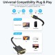 VENTION Mini DisplayPort Male to VGA Male Cable 1M Black (HFDBF)