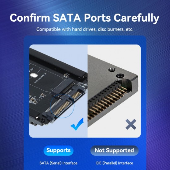 VENTION SATA 3.0 Hard Drive Cable 0.5M Blue (KDDSD)