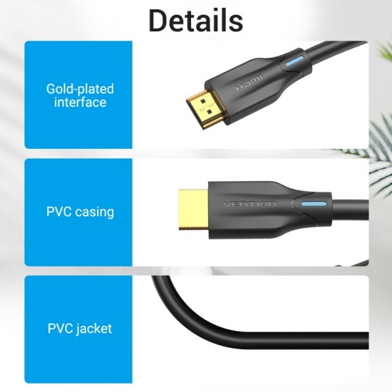 VENTION 8K HDMI Cable 1M Black (AANBF)