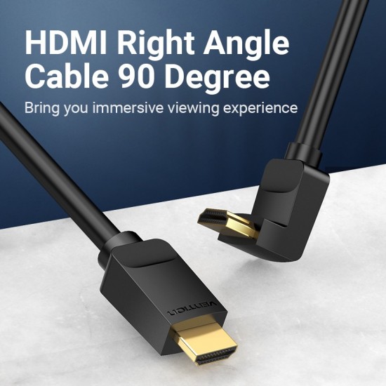 VENTION HDMI Right Angle Cable 90° 1M Black (AARBF)