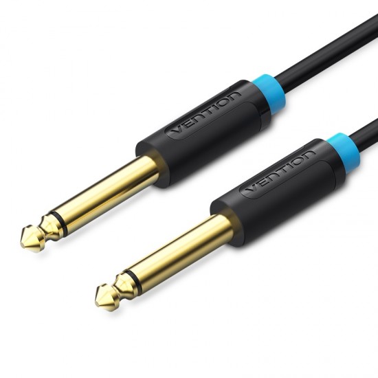 VENTION 6.5mm Male to Male Audio Cable 10M Black (BAABL)