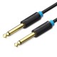VENTION 6.5mm Male to Male Audio Cable 10M Black (BAABL)