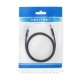 VENTION 3.5mm Male to 2.5mm Male Audio Cable 0.5M Black Metal Type (BALBD)
