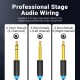 VENTION TRS 6.5mm Male to 2*6.5mm Male Audio Cable 1M Black (BATBF)