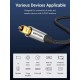 VENTION Optical Fiber Audio Cable 1.5M Black Aluminum Alloy Type (BAVHG)