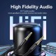 VENTION 3.5mm Male to Male Audio Cable 5M Black Aluminum Alloy Type (BAXBJ)