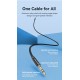 VENTION 3.5mm Male to Male Audio Cable 5M Black Aluminum Alloy Type (BAXBJ)