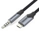 VENTION Micro USB Male to TRRS 3.5mm Male Audio Cable 2M Black (BDGBH)