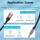 VENTION Micro USB Male to TRRS 3.5mm Male Audio Cable 2M Black (BDGBH)