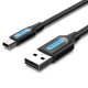 VENTION USB 2.0 A Male to Mini-B Male Cable 2M Black PVC Type (COMBH)