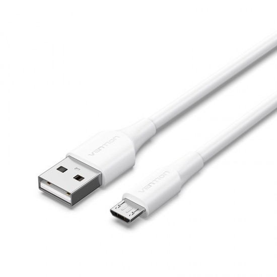 VENTION USB 2.0 A Male to Micro B Male 2A Cable 1.5M White (CTIWG)