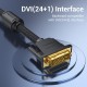 VENTION Cotton Braided DVI-D (24+1) Male to Male Cable 3M Black (EAEBI)