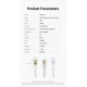 VENTION Flat 4-Core Telephone RJ11 Cable with 6P4C Plug 5M White (IQBWJ)