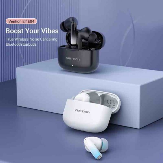 VENTION True Wireless ENC Bluetooth Earbuds Elf E04 White (NBIW0)