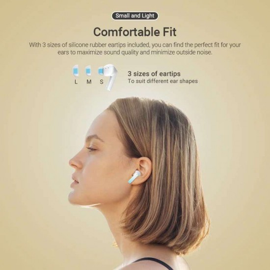 VENTION True Wireless ENC Bluetooth Earbuds Elf E04 White (NBIW0)