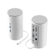 VENTION Type-C to HDMI/VGA/USB 3.1 Gen 1-C/USB 3.0x3/RJ45/SD/TF/TRRS 3.5mm/PD 100W/DC 10W Docking Station White Vertical Type (TPHWC-EU)