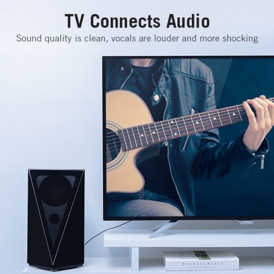 VENTION RCA Coaxial Audio/Video Cable 1M Black Aluminum Alloy Type (VAB-R09-B100)